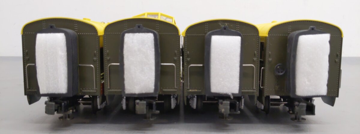 MTH 30-6703 O Seaboard Rail King 60' Streamlined ABS Passenger (Set of 4) EX/Box
