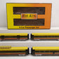 MTH 30-6703 O Seaboard Rail King 60' Streamlined ABS Passenger (Set of 4) EX/Box
