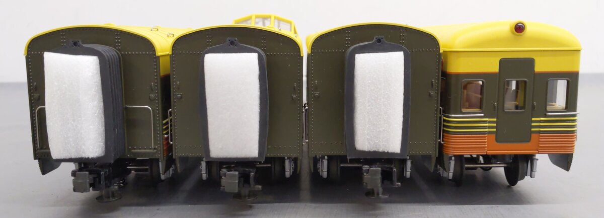 MTH 30-6703 O Seaboard Rail King 60' Streamlined ABS Passenger (Set of 4) EX/Box