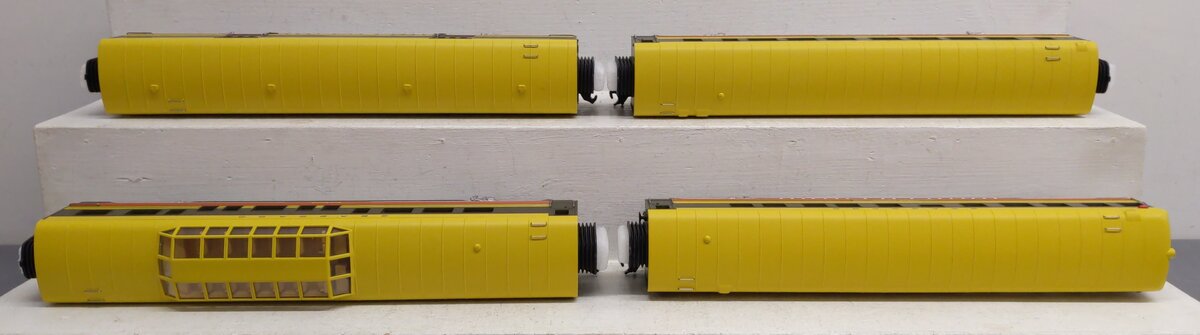 MTH 30-6703 O Seaboard Rail King 60' Streamlined ABS Passenger (Set of 4) EX/Box
