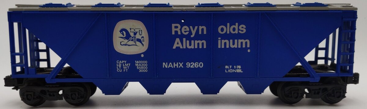 Lionel 6-9260 O Gauge Reynolds Billboard Covered Hopper #9260 EX/Box