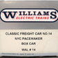 Williams WAL14 NYC Pacemaker Boxcar LN/Box
