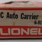 Lionel 6-9139 O Gauge Penn Central 3-Tier Auto Carrier Car VG/Box