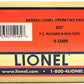 Lionel 6-52489 O Gauge NLOE P.C. Richards Flatcar w/Trailer LN/Box