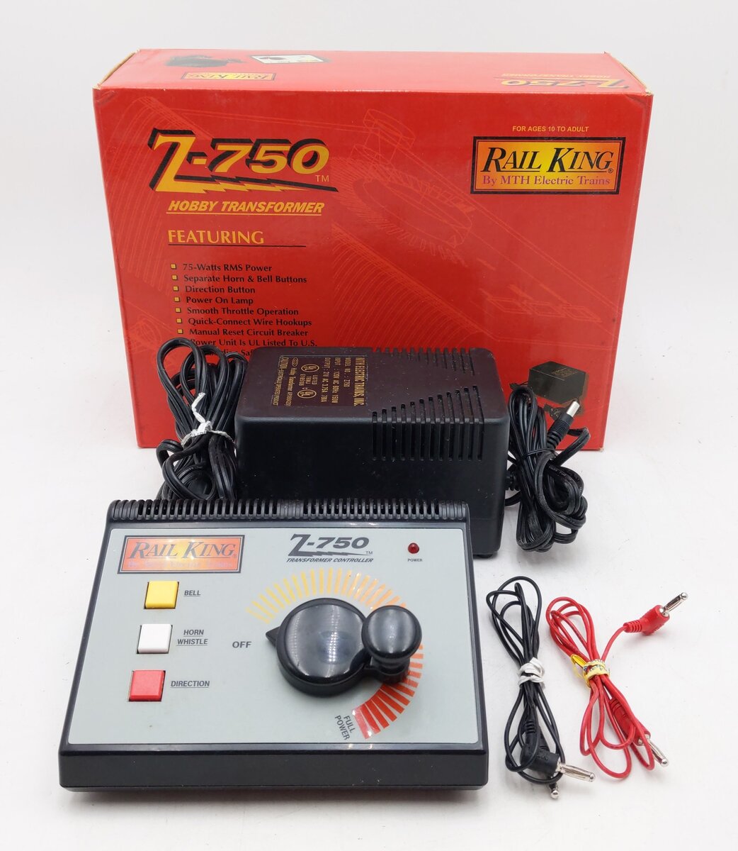 MTH 40-750 Z-750 Hobby Transformer with Controller EX/Box