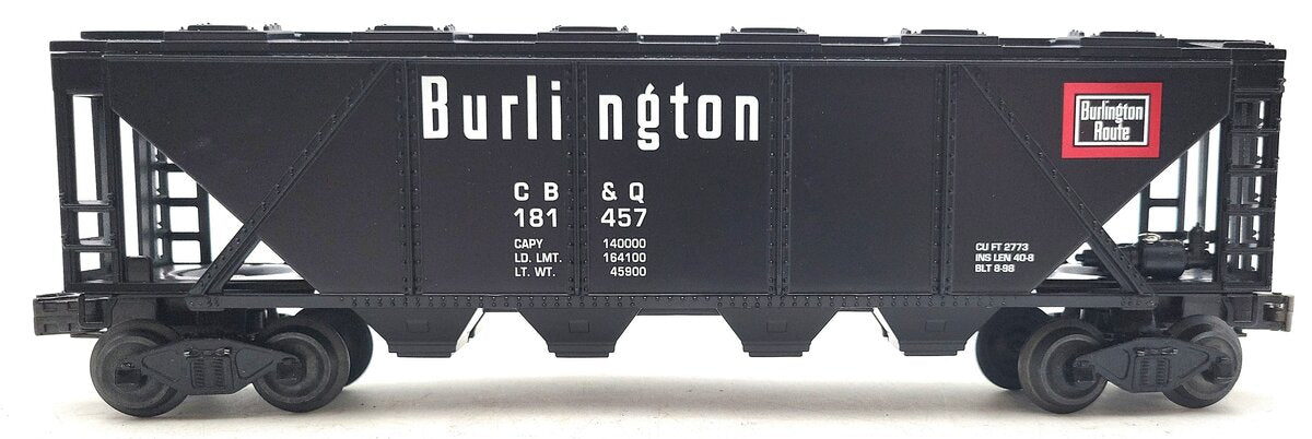 Williams HC02 Burlington Quad Hopper w/Cover & Coal Load #181457 LN/Box
