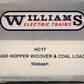 Williams HC17 O Gauge Wabash Quad Hopper w/ Cover & Coal Load NIB