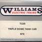 Williams TC05 SF Triple Dome Tank Car LN/Box