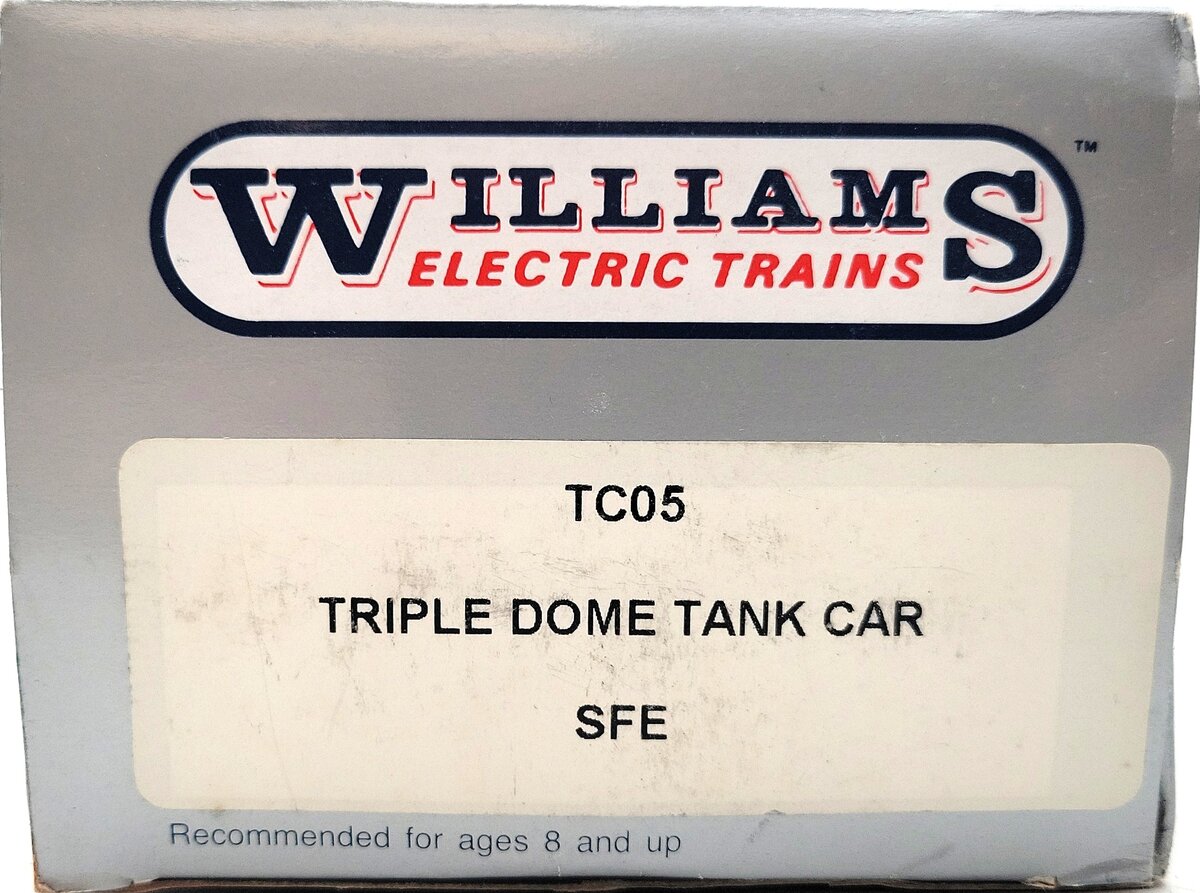 Williams TC05 SF Triple Dome Tank Car LN/Box