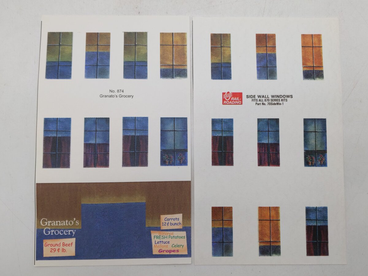Ameri-Towne 874 O Gauge Granato's Grocery Building Kit EX/Box
