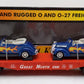 MTH 30-76197 Great Northern Flat Car with 2 '37 Ford V8 Convertibles EX/Box