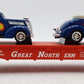 MTH 30-76197 Great Northern Flat Car with 2 '37 Ford V8 Convertibles EX/Box