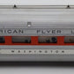 American Flyer 963 Vintage S Washington Orange Strip Observation Car VG/Box