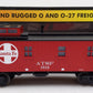 MTH 30-7720 O Scale Santa Fe Woodside Lighted Caboose #1612 EX/Box