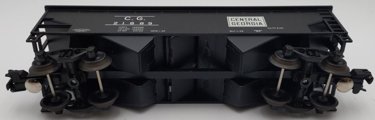 Buffalo Creek OH65-7010 O Gauge C.G. 50 Ton 2-Bay Offset Hopper #21899 - 3 Rail EX/Box
