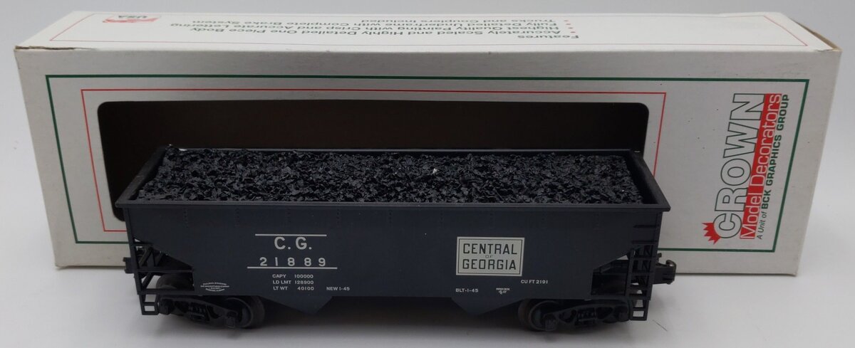 Buffalo Creek OH65-7010 O Gauge C.G. 50 Ton 2-Bay Offset Hopper #21899 - 3 Rail EX/Box