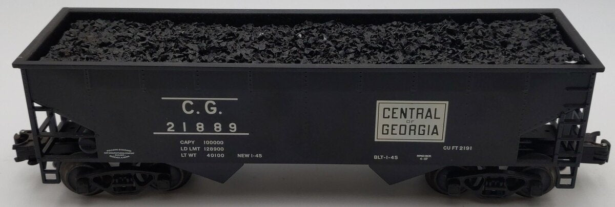 Buffalo Creek OH65-7010 O Gauge C.G. 50 Ton 2-Bay Offset Hopper #21899 - 3 Rail EX/Box