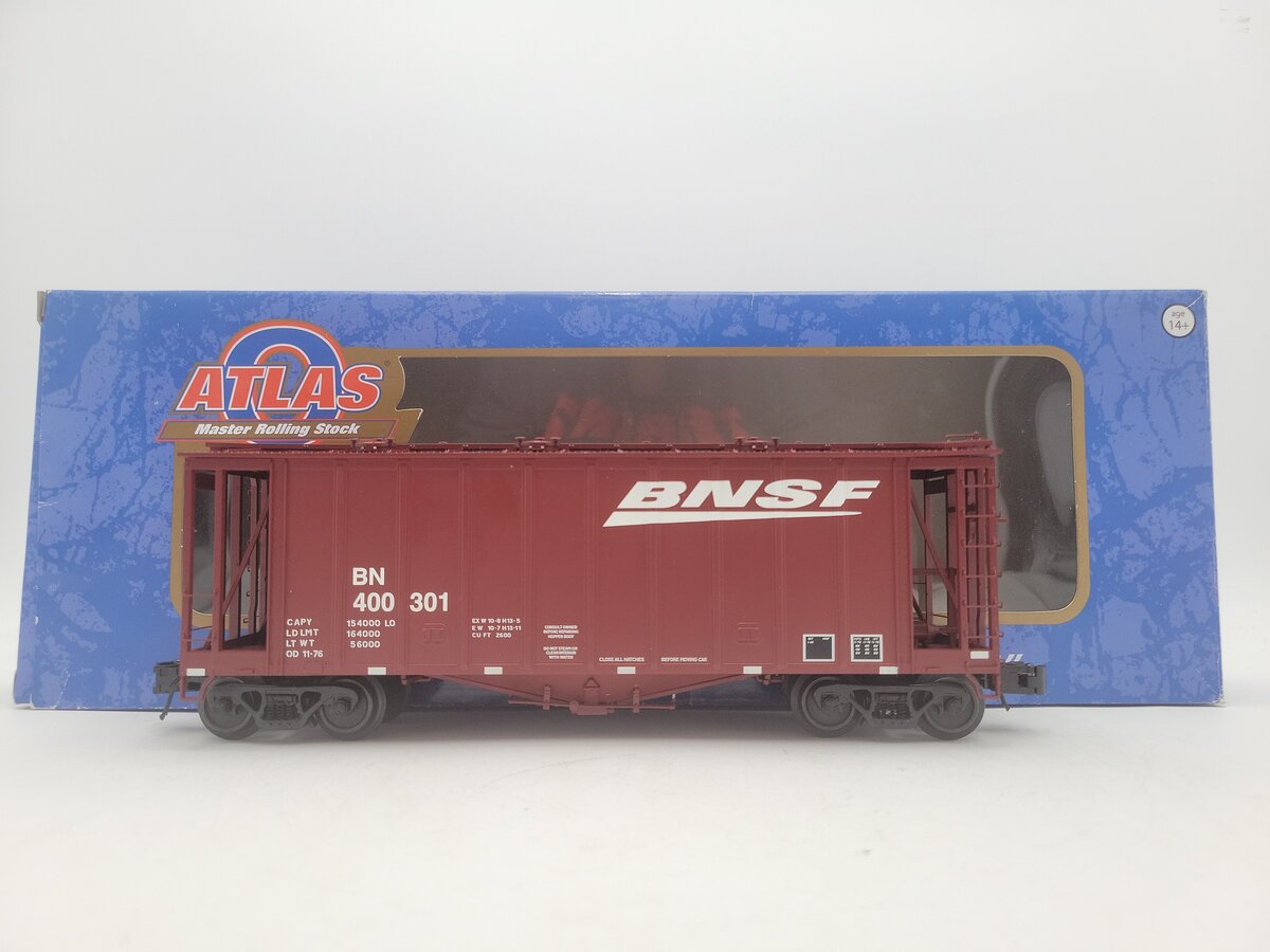 Atlas 3001041-1 O Gauge BNSF 40' Airslide Hopper Car #400301 EX/Box