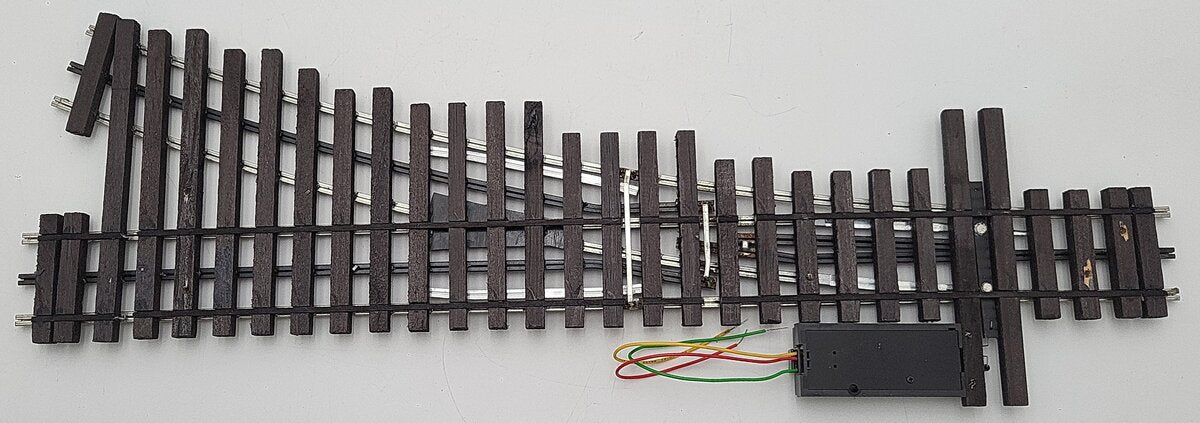 Ross #140M O Gauge Right Hand O96 Switch w/ DZ-1000 Remote Turnout EX/Box