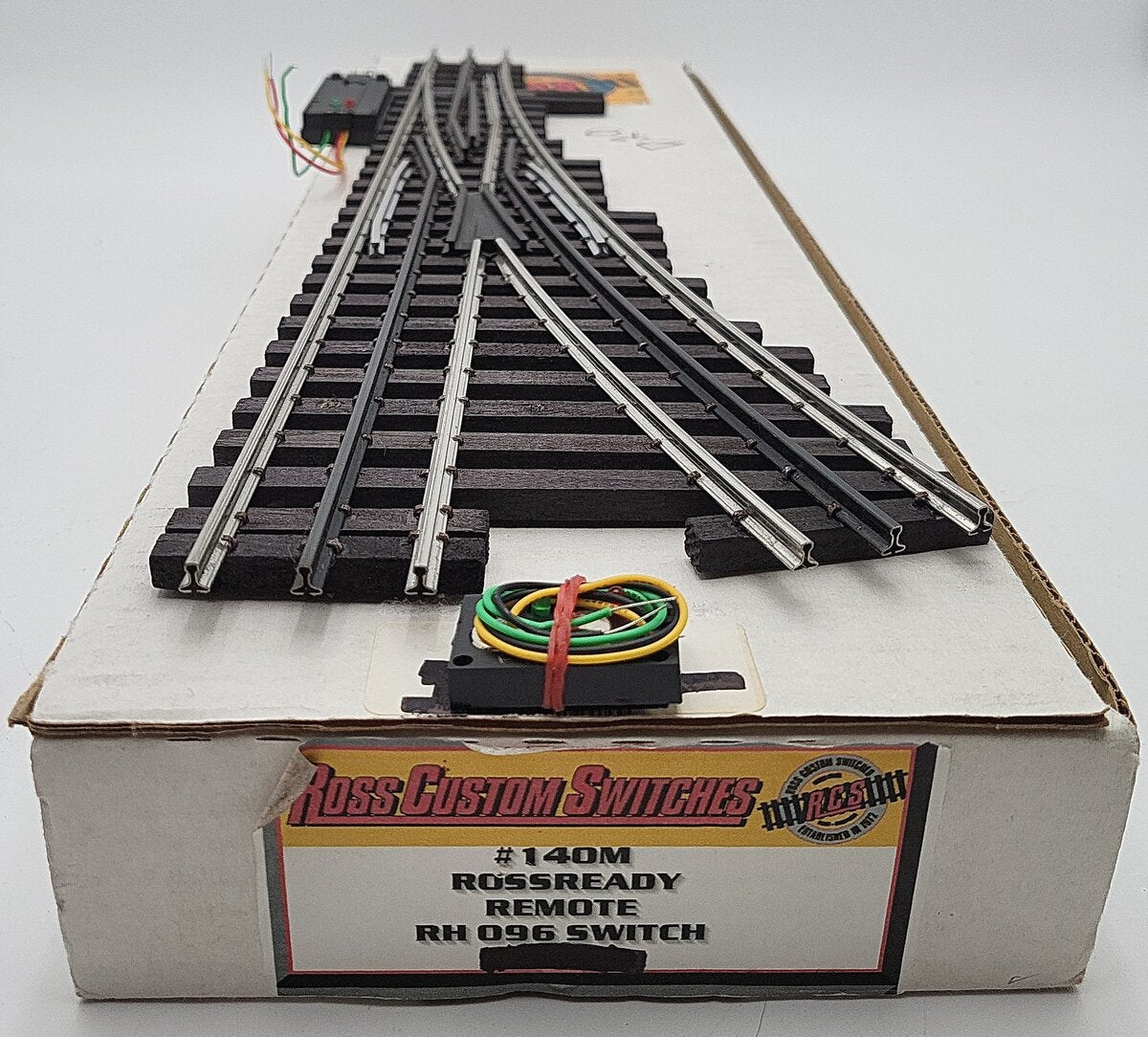 Ross #140M O Gauge Right Hand O96 Switch w/ DZ-1000 Remote Turnout EX/Box