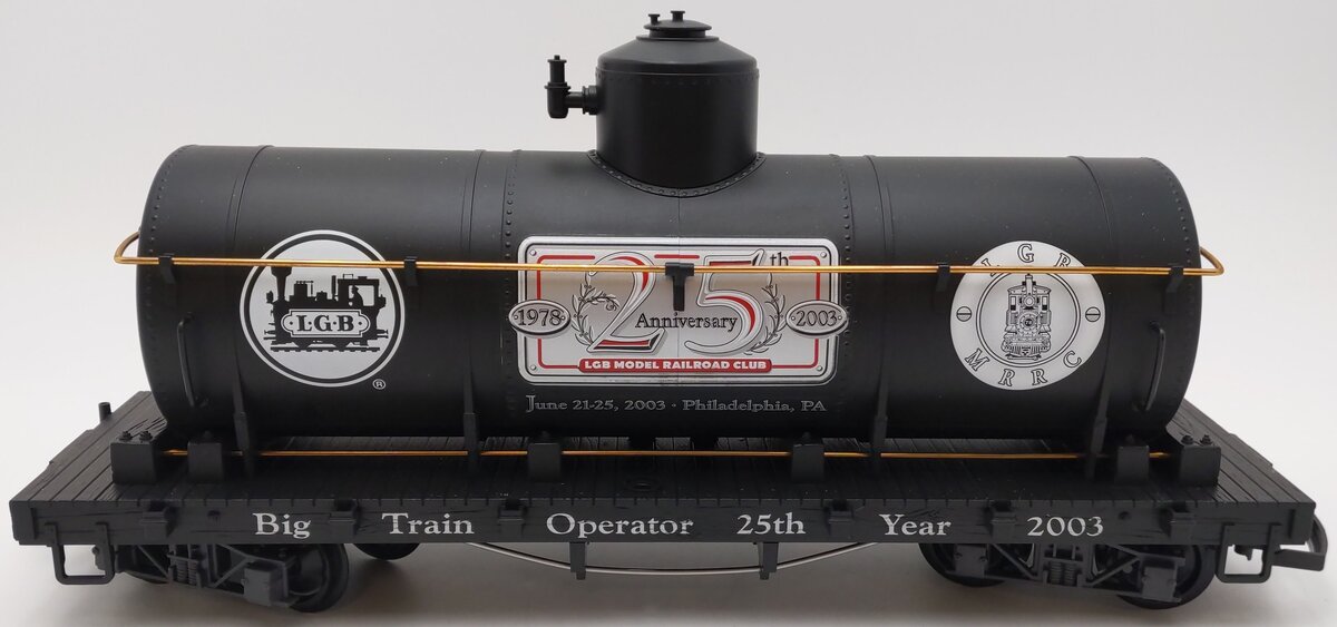 LGB 43805 G Scale 25th Anniversary Tank Car EX/Box