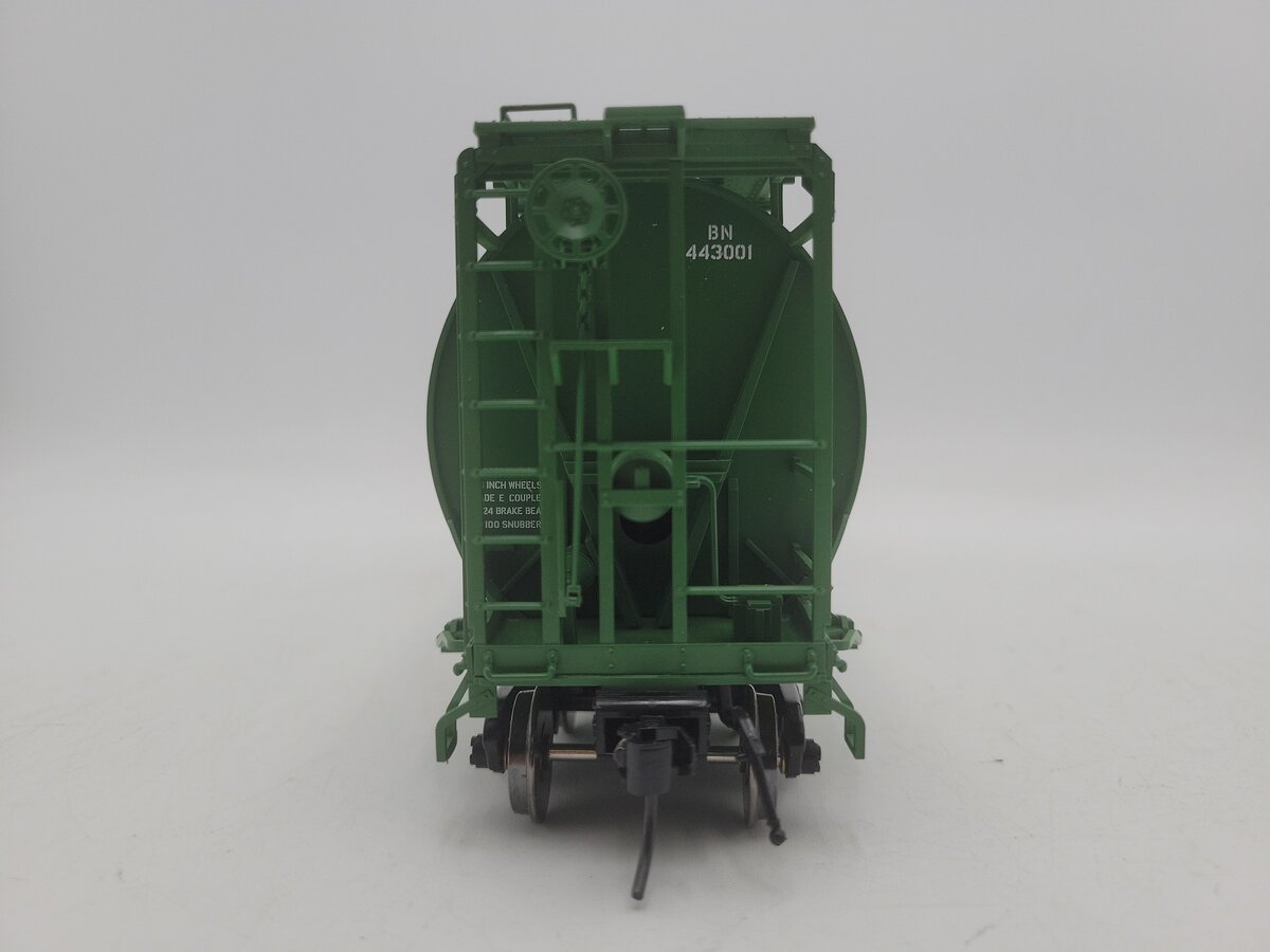 Atlas 3002223-1 O Burlington Northern Cylindrical Hopper Car #443001 (2 Rail) LN/Box
