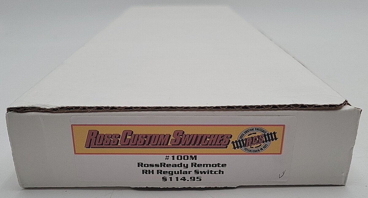 Ross 100M Regular 11° Right Hand with DZ-1000 Remote Switch Turnout EX/Box