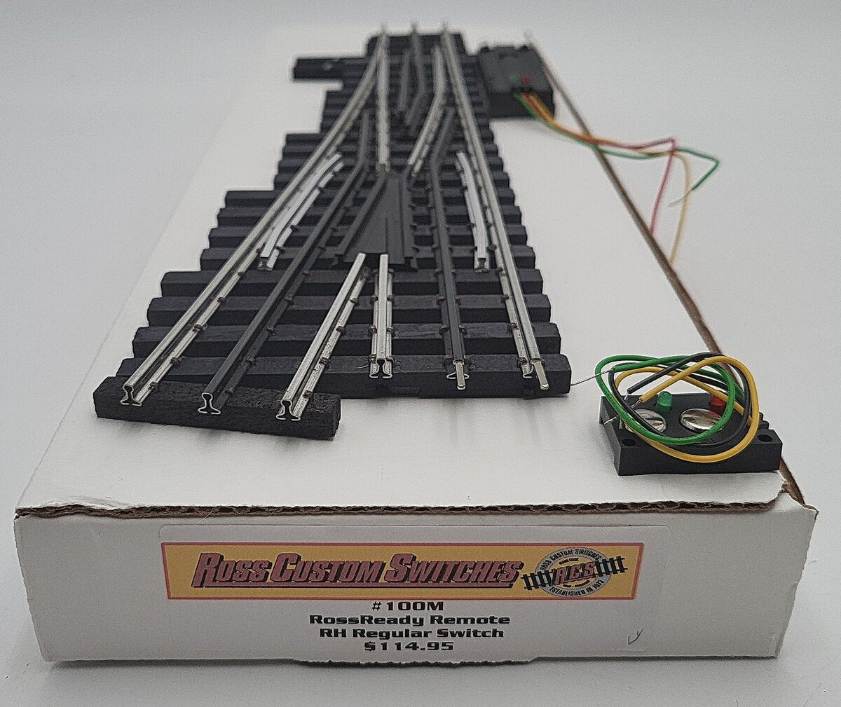 Ross 100M Regular 11° Right Hand with DZ-1000 Remote Switch Turnout EX/Box