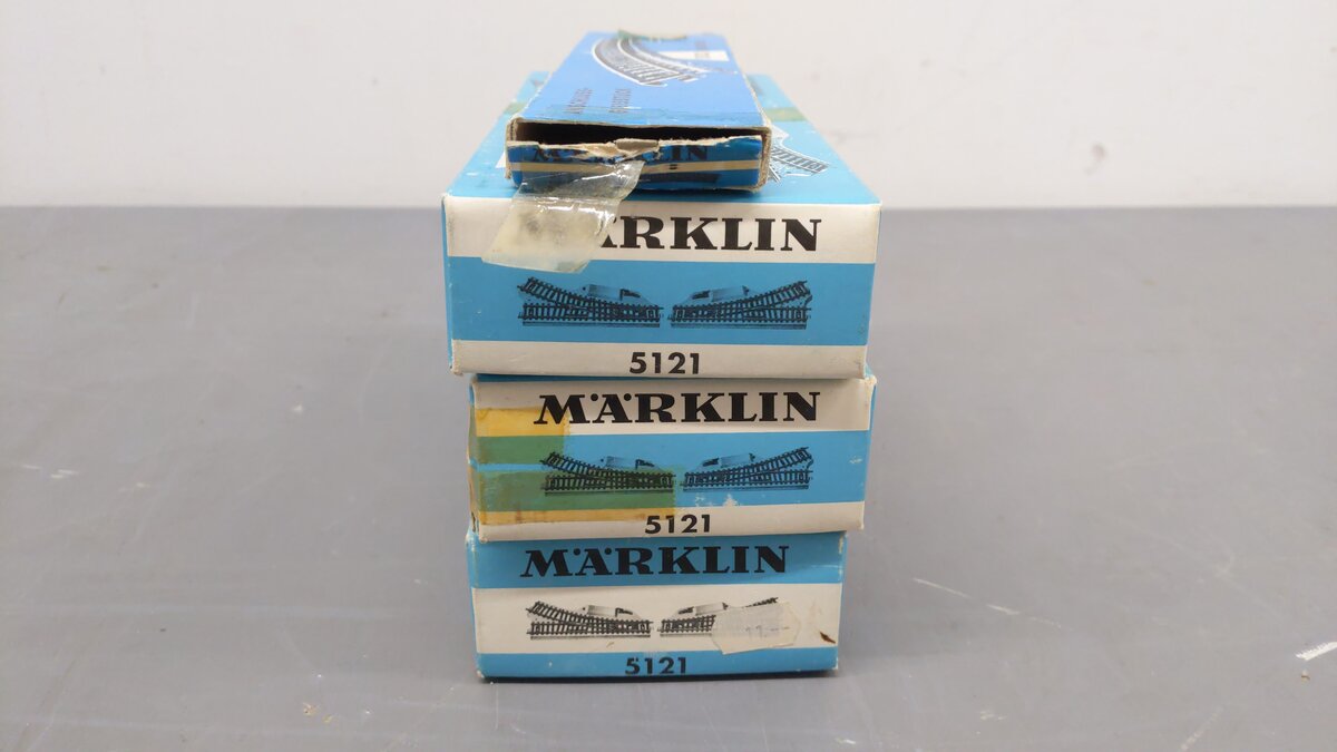 Marklin HO Assorted Track 5121, 5103[4] EX/Box