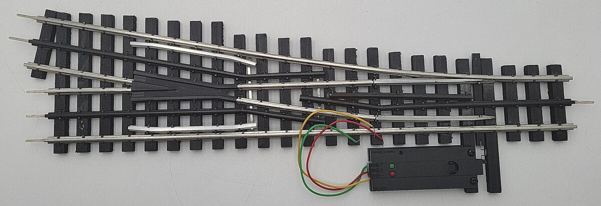 Ross 100M Regular 11° Right Hand with DZ-1000 Remote Switch Turnout EX/Box