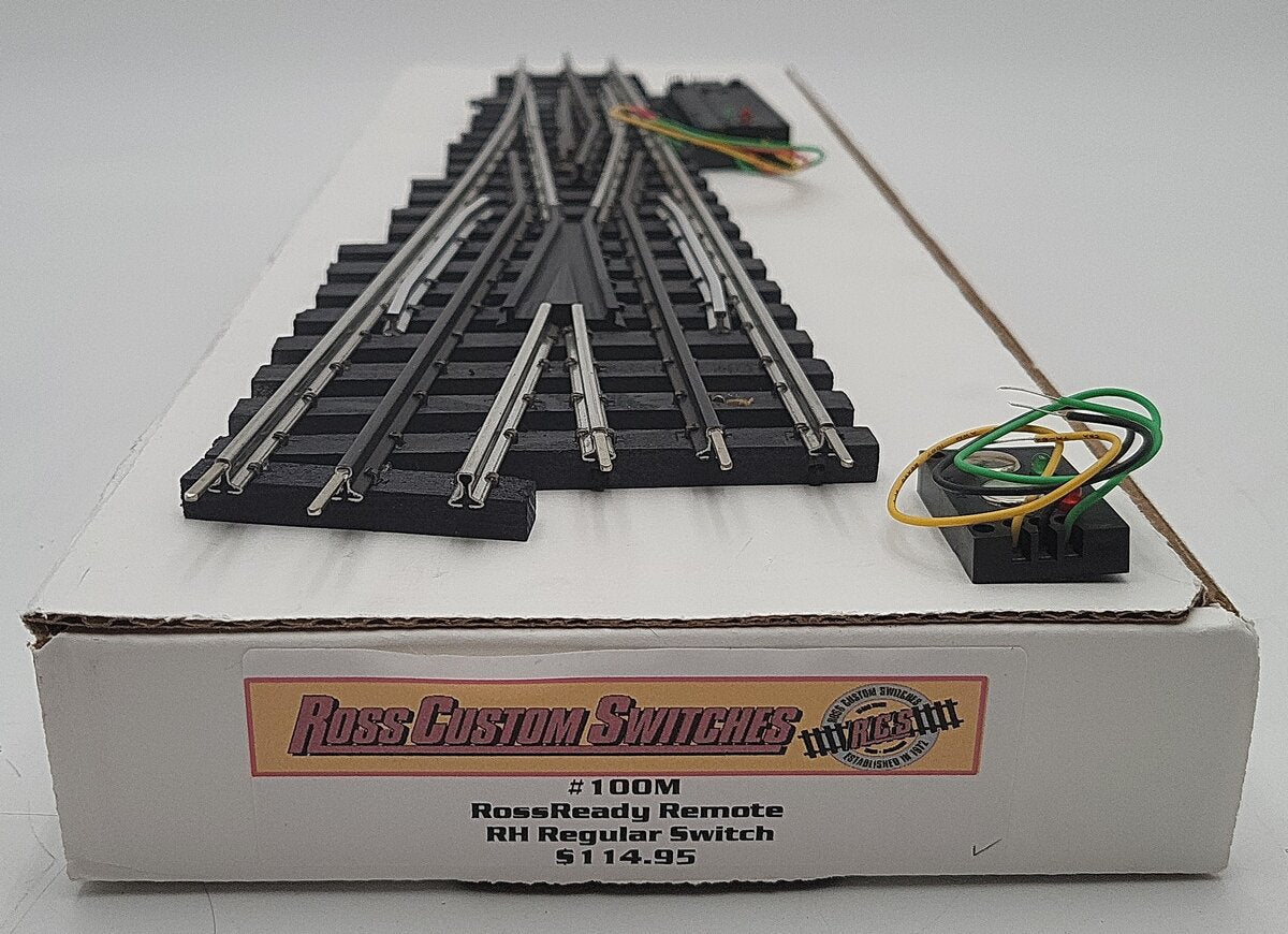 Ross 100M Regular 11° Right Hand with DZ-1000 Remote Switch Turnout EX/Box