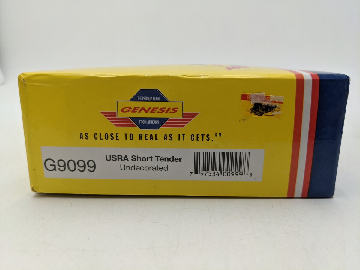 Athearn G9099 HO Scale USRA Undecorated Short Tender EX/Box