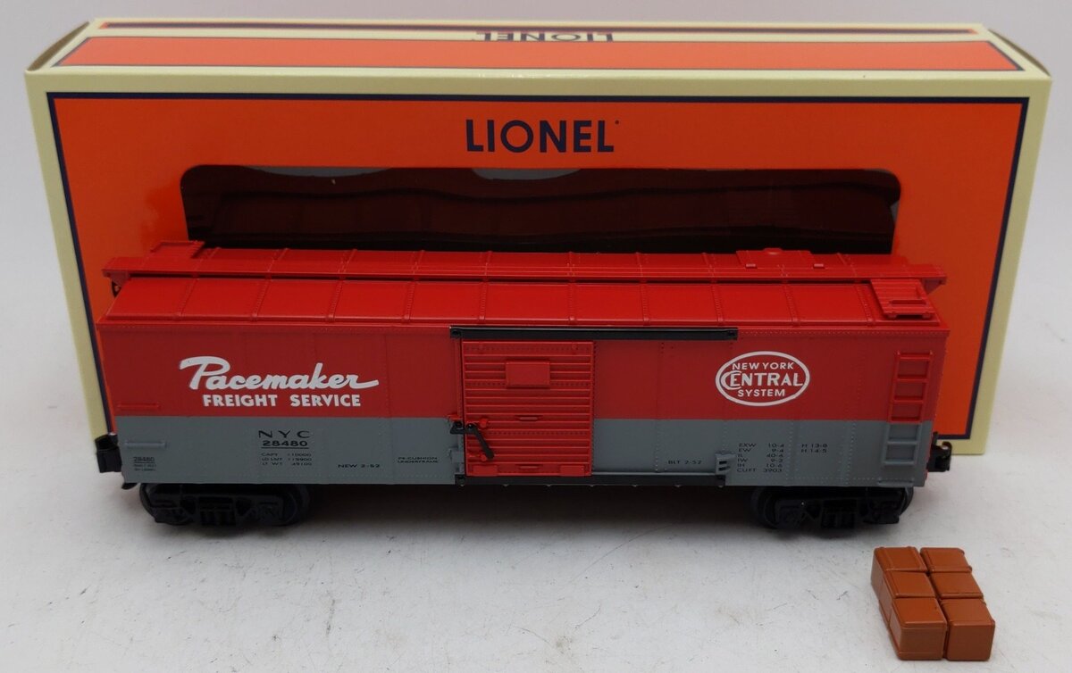 Lionel 2328480 O New York Central Pacemaker Merchandise Boxcar #28480 EX/Box