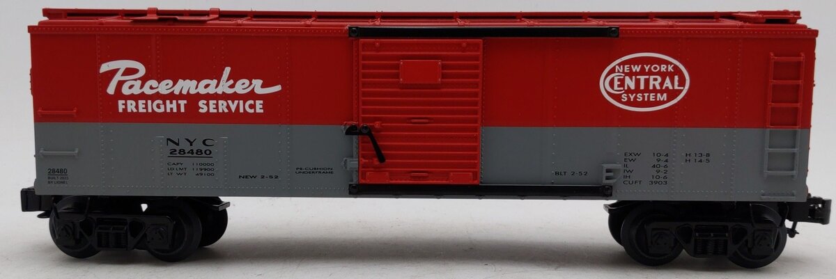 Lionel 2328480 O New York Central Pacemaker Merchandise Boxcar #28480 EX/Box