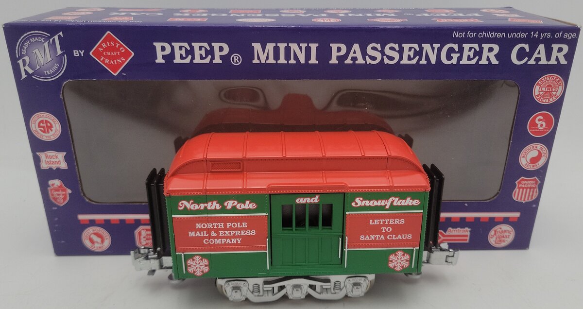 RMT 93050-1 O Gauge Peep Mini Christmas Baggage Car #2 EX/Box