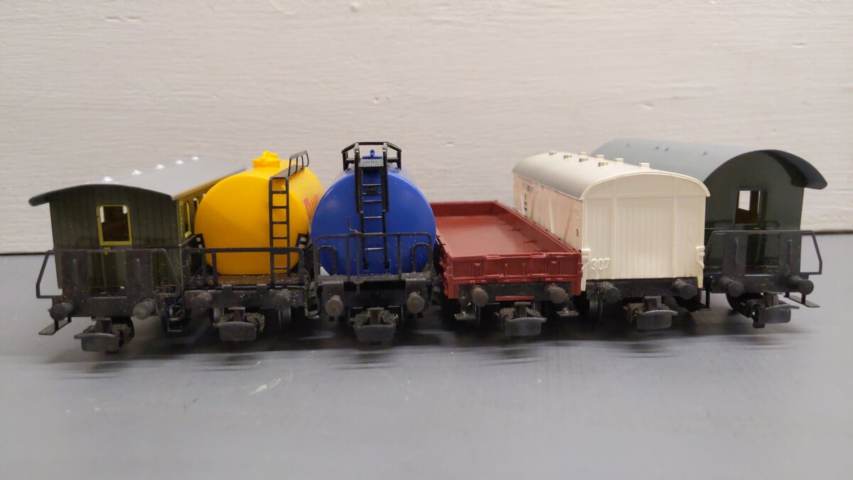 Marklin HO Assorted Freight Cars 4502, 4508, 4000, 4646, 4607, 4040 [6] EX/Box