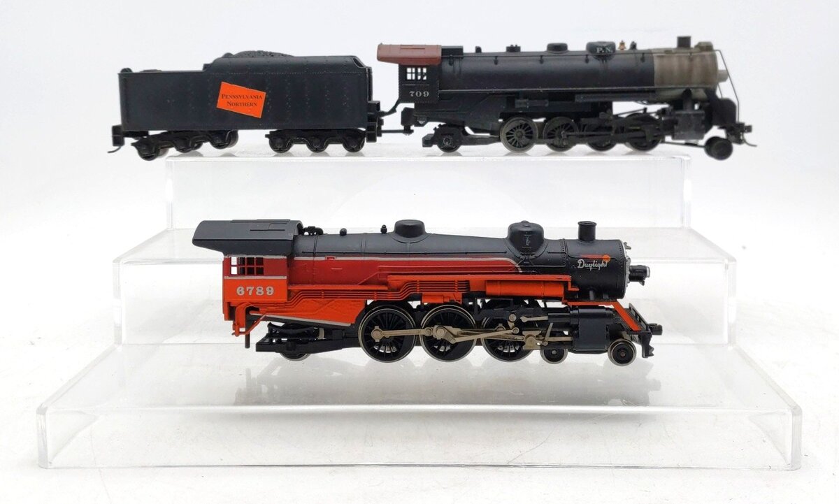 HO Scale Assorted Steam Locomotives & Tender [2] VG