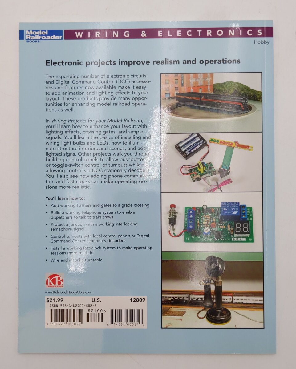 Wiring Projects For Your Model Railroad Paperback Book By Larry Puckett EX