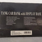 K-Line K635402 Budweiser Tank Car Bank w/Display Base EX/Box