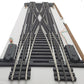 Ross 175M O Gauge Double Crossover with Dz1000 Switch Turnout EX/Box