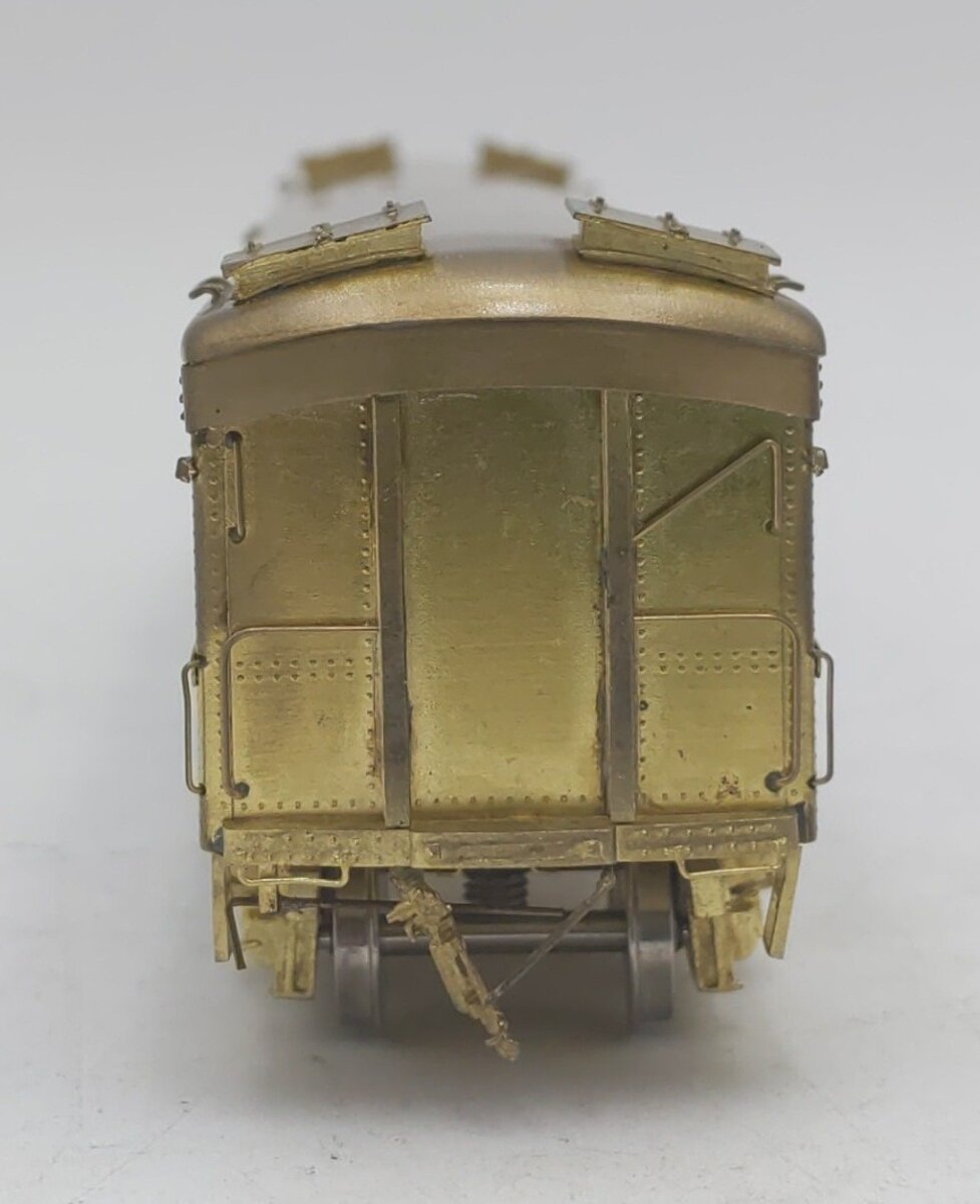 HO Scale BRASS Baggage Car - Unpainted EX