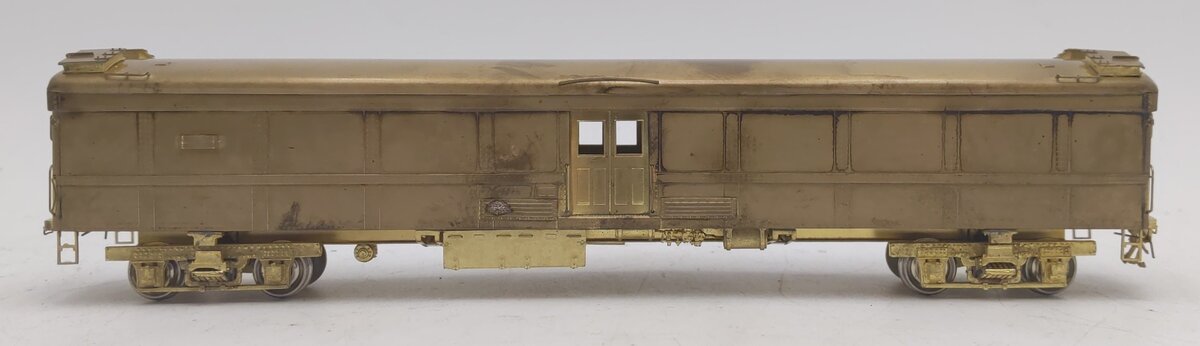 HO Scale BRASS Baggage Car - Unpainted EX