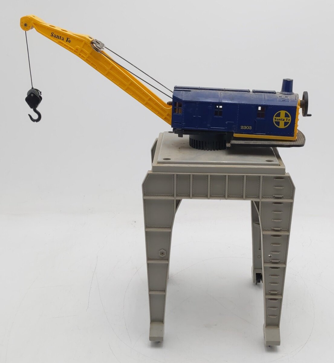 Lionel 6-2303 O Gauge Santa Fe Manual Gantry Crane VG