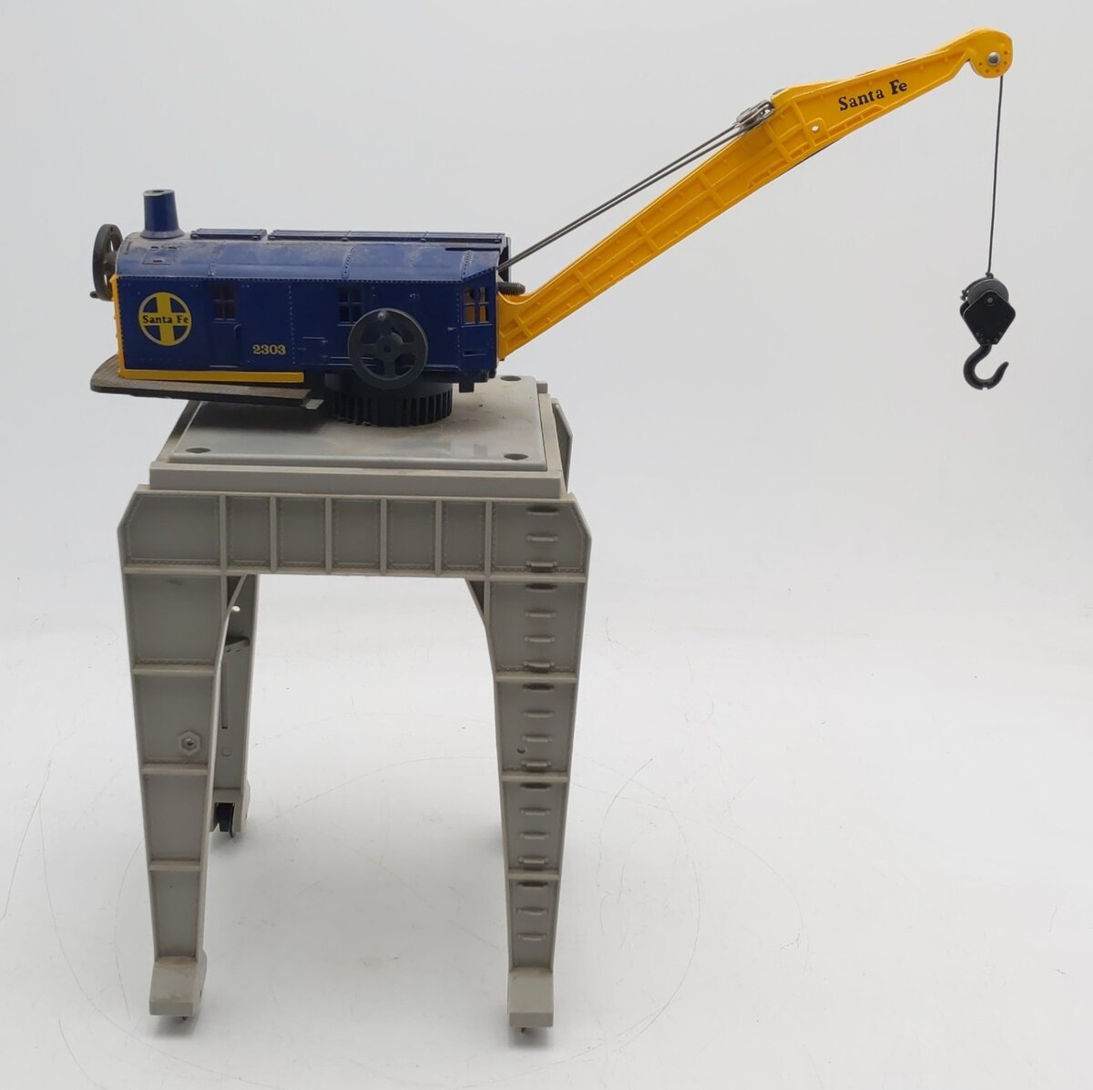Lionel 6-2303 O Gauge Santa Fe Manual Gantry Crane VG