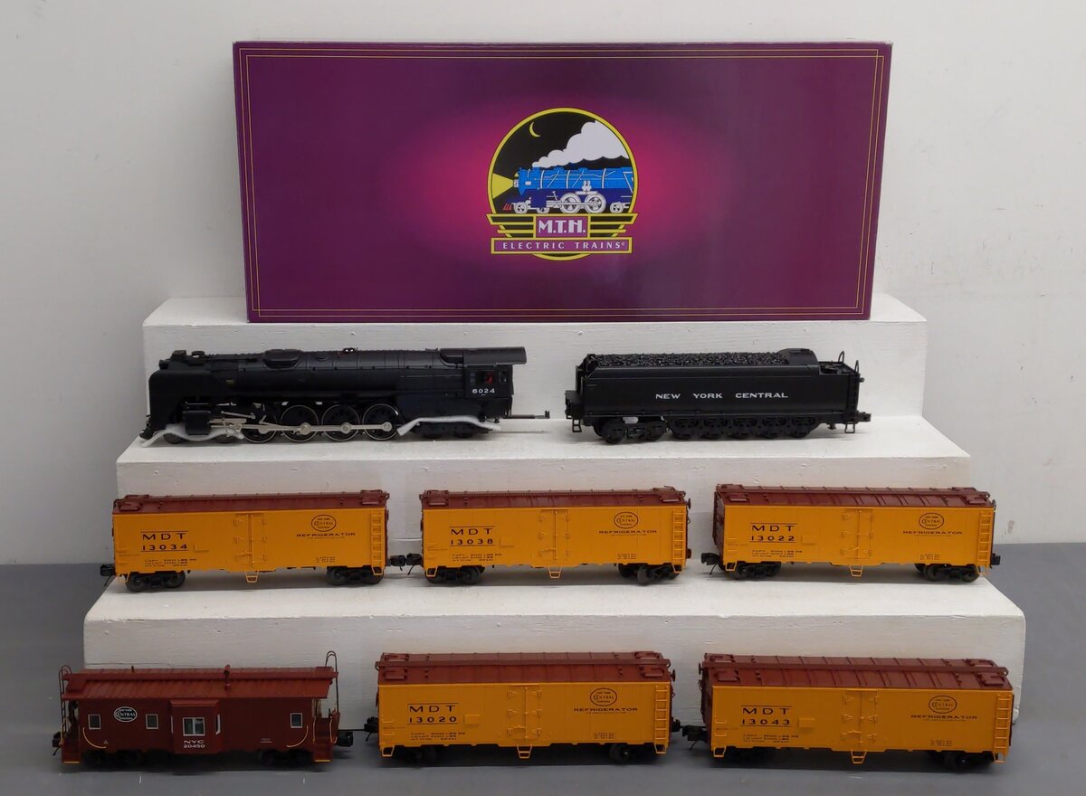 MTH 20-3542-1 O Gauge NYC 4-8-4 Niagara Steam Locomotive Reefer Set w/PS3 LN/Box