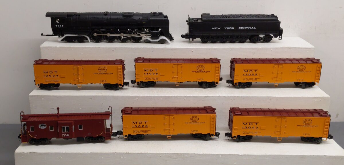 MTH 20-3542-1 O Gauge NYC 4-8-4 Niagara Steam Locomotive Reefer Set w/PS3 LN/Box