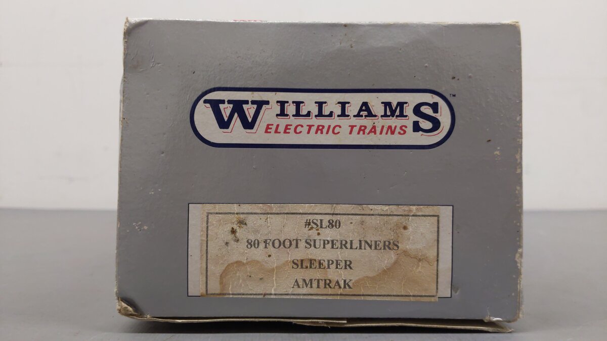 Williams SL80 O Scale Amtrak Superliner Sleeper EX/Box