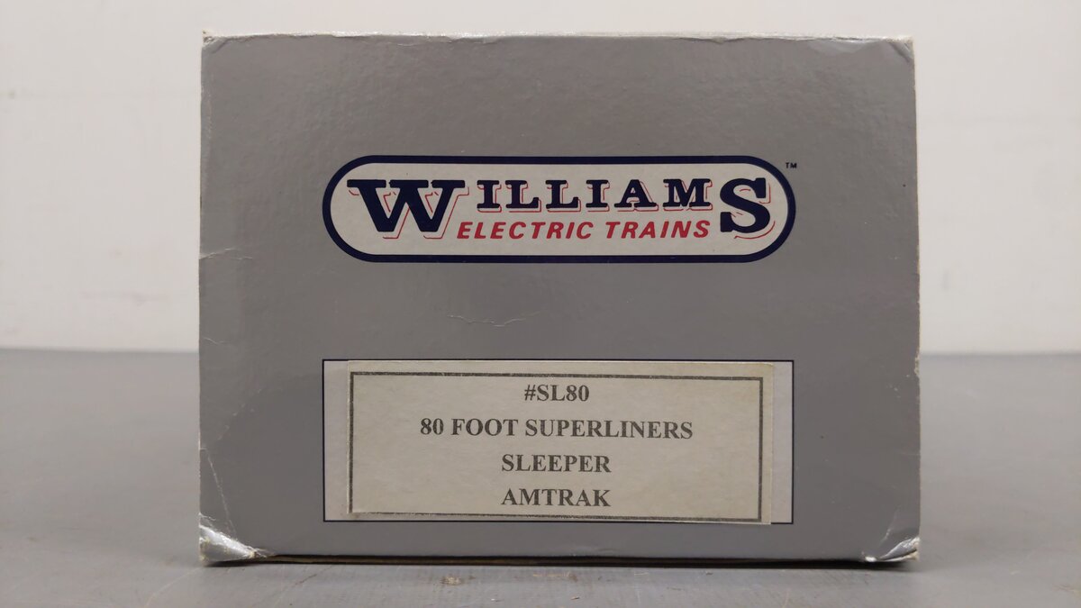 Williams SL80 O Scale Amtrak Superliner Sleeper EX/Box