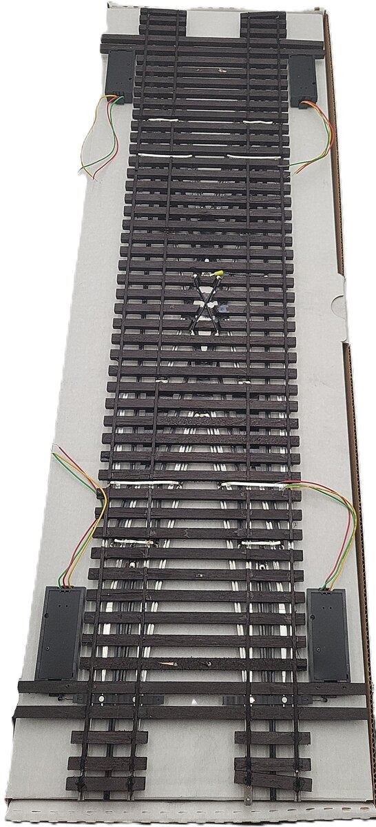 Ross 175M O Gauge Double Crossover with Dz1000 Switch Turnout EX/Box