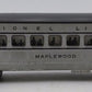 Lionel 2421 O Vintage Lionel Lines Maplewood Lighted Pullman Car #2421 VG